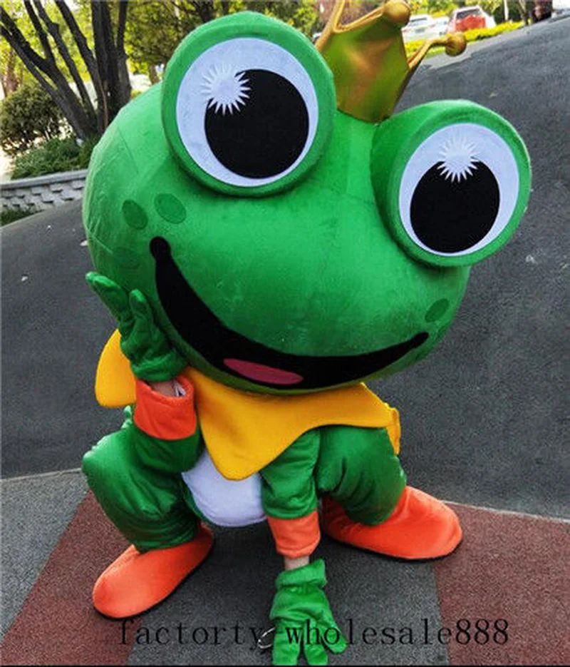 New Frog Prince Mascot Costume Suits Cosplay Party Game Dress Outfits Clothing Advertising Carnival Halloween Christmas Easter
New Frog Prince Mascot Costume Suits Cosplay Party Game Dress Outfits Clothing Advertising Carnival Halloween Christmas Easter