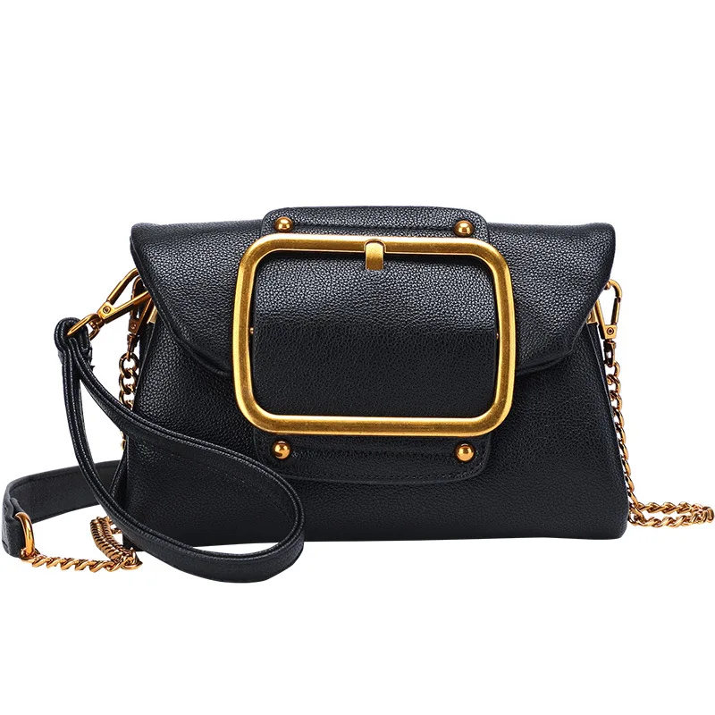 Women's summer big metal buckle small square bag hand grasp shoulder Messenger female small bag
Women's summer big metal buckle small square bag hand grasp shoulder Messenger female small bag