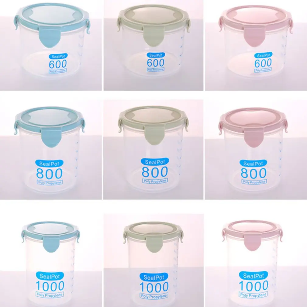 Multi-functional Clear Plastic Sealed Cans Storage Tank Kitchen Dry Food Containers Home Food Grain Storage Jar
Multi-functional Clear Plastic Sealed Cans Storage Tank Kitchen Dry Food Containers Home Food Grain Storage Jar