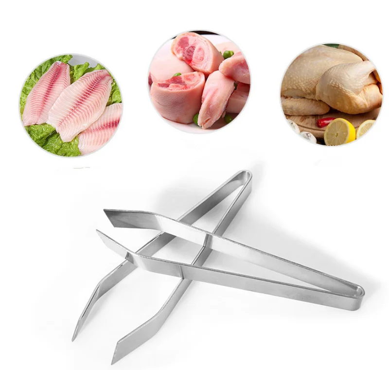 Stainless Steel Fish Bone Tweezers Remover Pincer Puller Tongs Pick-Up Seafood Tool Crafts
Stainless Steel Fish Bone Tweezers Remover Pincer Puller Tongs Pick-Up Seafood Tool Crafts