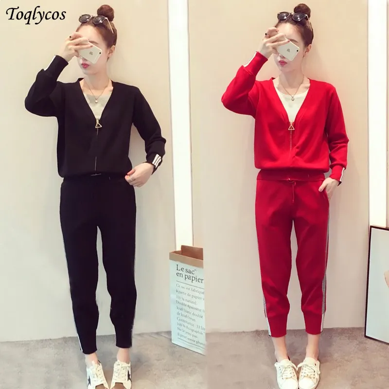 Autumn clothing new Korean version of the fashion suit women's long-sleeved jacket sportswear western-style two-piece set 248
Autumn clothing new Korean version of the fashion suit women's long-sleeved jacket sportswear western-style two-piece set 248