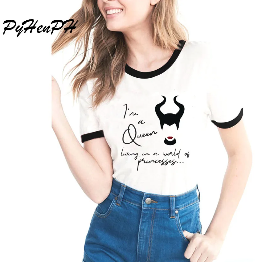 New 2019 Fashion I'm A Queen Tshirt Women Cool Queen Vintage Funny Tshirts women Summer Style Loose white T-shirt
New 2019 Fashion I'm A Queen Tshirt Women Cool Queen Vintage Funny Tshirts women Summer Style Loose white T-shirt