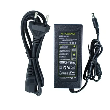 12V Power Supply DC12V Adapter 5A Transformer AC 100~240V to DC 12 Volts 12 V Converter for LED Strip
12V Power Supply DC12V Adapter 5A Transformer AC 100~240V to DC 12 Volts 12 V Converter for LED Strip