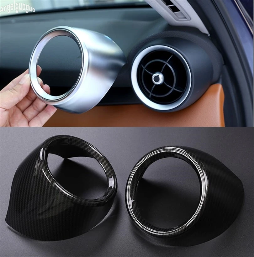 For Alfa Romeo Giulia Accessories Car Air Conditioner Outlet Decoration Cover ABS Chrome/Carbon Fiber Style Trim Sticker upgrade
For Alfa Romeo Giulia Accessories Car Air Conditioner Outlet Decoration Cover ABS Chrome/Carbon Fiber Style Trim Sticker upgrade