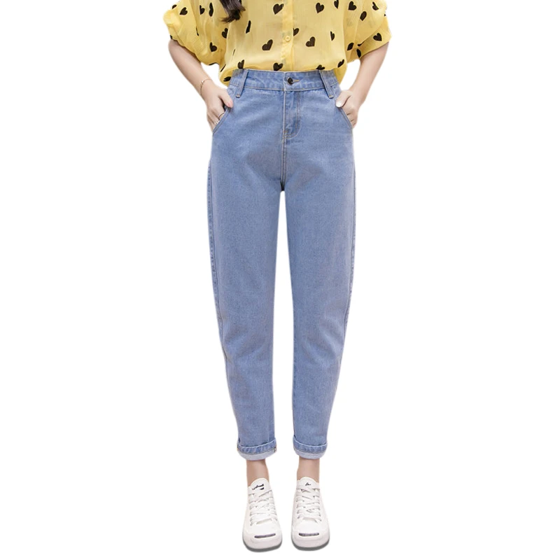 Women Blue Casual High Waist Jeans 2018 Autumn Winter Celebrity Boyfriend Loose Mom Jeans Femme Streetwear Black Denim Pants
Women Blue Casual High Waist Jeans 2018 Autumn Winter Celebrity Boyfriend Loose Mom Jeans Femme Streetwear Black Denim Pants
