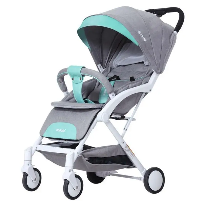 

2018Baby stroller 3 in 1 portable light umbrella folding baby carriage can take a lying cart can be on the plane bebek arabasi