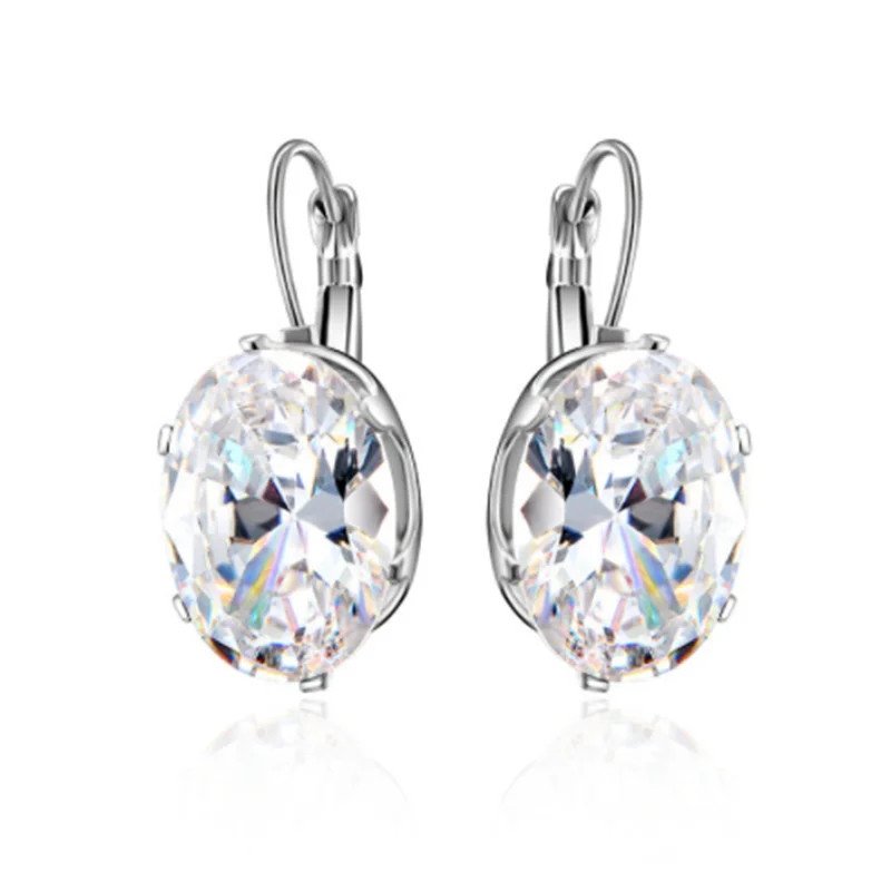 Fashion Jewelry Girls Temperament Micro-set Rhinestone Earrings Wild Ear Buckle Hypoallergenic | Украшения и аксессуары