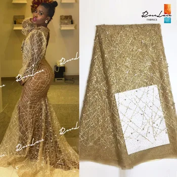 Flash Powder African Nigerian Tulle Mesh Lace Fabric 2019 Beaded Sequined Embroidered Guipure Net Lace Wedding Bride Material
Flash Powder African Nigerian Tulle Mesh Lace Fabric 2019 Beaded Sequined Embroidered Guipure Net Lace Wedding Bride Material