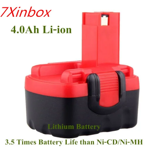 7xinbox 4000mAh Li-ion Replacement Battery For Bosch 1661K BAT038 BAT040 BAT041 BAT140, BAT159 GSR 14.4 V PSR 14.4VE 3454SB
7xinbox 4000mAh Li-ion Replacement Battery For Bosch 1661K BAT038 BAT040 BAT041 BAT140, BAT159 GSR 14.4 V PSR 14.4VE 3454SB