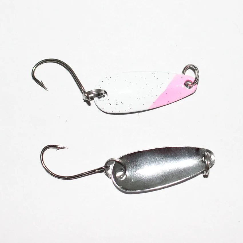 new fishing lure 8pcs/lot 2.5g spoon fishing lure fishing gear bass lure trout lure fishing spinner bait metal bait tackle
new fishing lure 8pcs/lot 2.5g spoon fishing lure fishing gear bass lure trout lure fishing spinner bait metal bait tackle