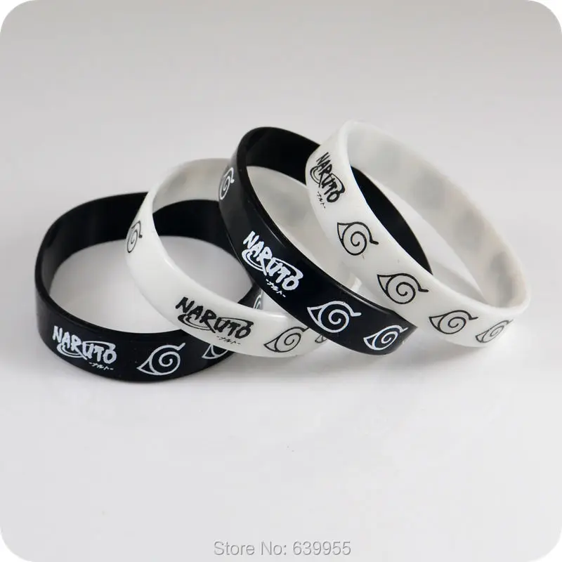 10x NARUTO black and white silicone Bracelet bangle wristband anime cartoon jewelry men women cosplay costume accessories
10x NARUTO black and white silicone Bracelet bangle wristband anime cartoon jewelry men women cosplay costume accessories