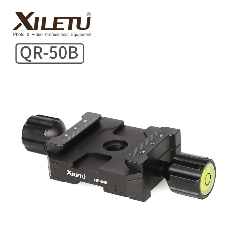 XILETU QR-50B Aluminum Alloy Tripod Head Clamp Two Way Type Quick Release Plate Clamp for ARCA SWISS
XILETU QR-50B Aluminum Alloy Tripod Head Clamp Two Way Type Quick Release Plate Clamp for ARCA SWISS