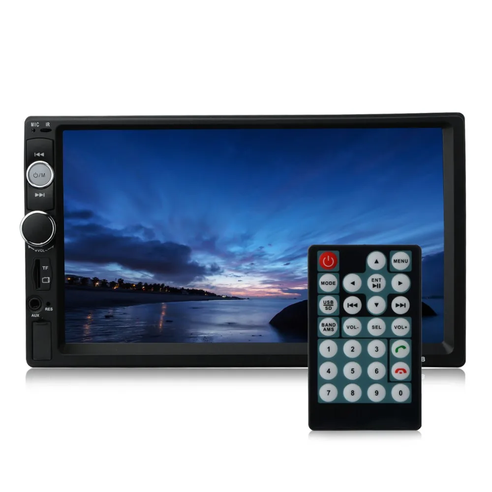 7" HD MP5 Touch Screen Digital Display Bluetooth USB FM Autoradio 2 Din Car Multimedia Player Audio Stereo 2DIN Car Radio
7" HD MP5 Touch Screen Digital Display Bluetooth USB FM Autoradio 2 Din Car Multimedia Player Audio Stereo 2DIN Car Radio
