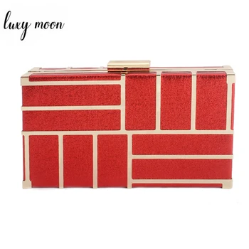 Fashion Clutch Bag Metal Hollow Geometry Pattern Female Evening Bags Mini Chain Handbag Women Day Clutches Wedding Purse ZD1211
Fashion Clutch Bag Metal Hollow Geometry Pattern Female Evening Bags Mini Chain Handbag Women Day Clutches Wedding Purse ZD1211