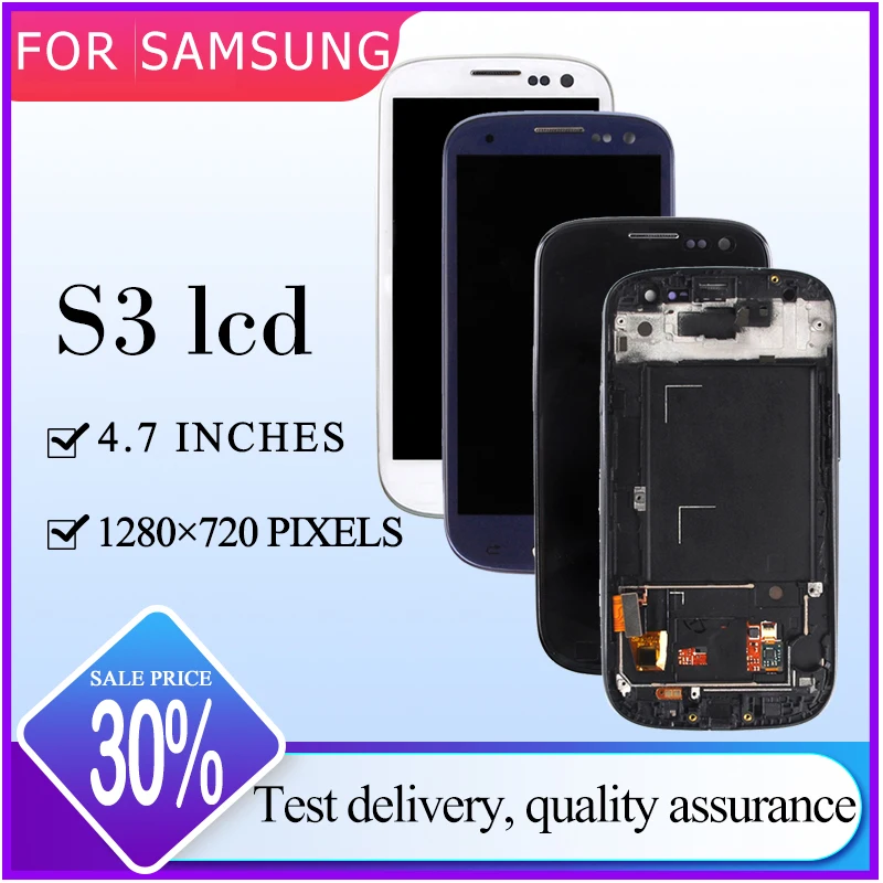 Promotion HH 4.7inch i9300 Display For Samsung Galaxy S3 Lcd Display With Touch Screen Digitizer Assembly i9301 i9305 Display
Promotion HH 4.7inch i9300 Display For Samsung Galaxy S3 Lcd Display With Touch Screen Digitizer Assembly i9301 i9305 Display