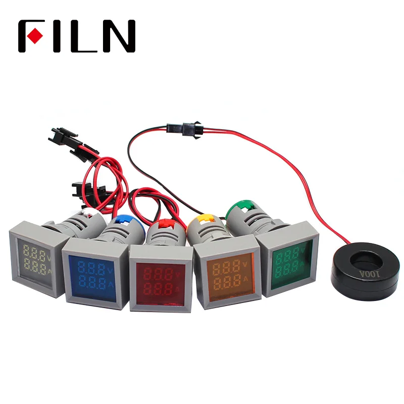 Durable LED Digital isplay Voltmeter Indicator Light 22mm Big Font Di Aperture Signal Lamp AC60-500V High Quality for Boat
Durable LED Digital isplay Voltmeter Indicator Light 22mm Big Font Di Aperture Signal Lamp AC60-500V High Quality for Boat