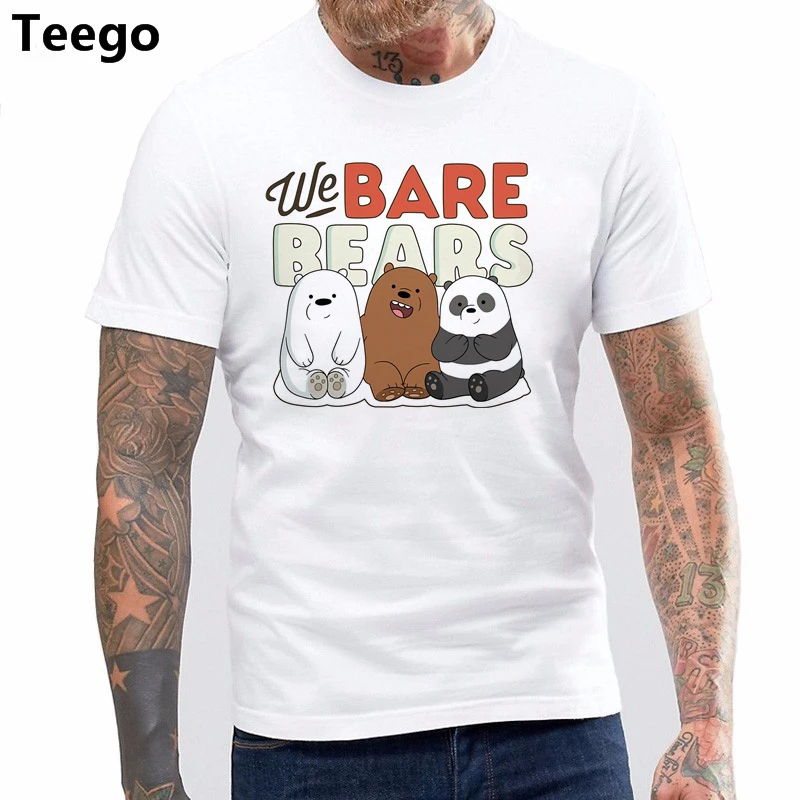 We Bare Bears T-shirt For Men Short Sleeve Casual Men Tops Anime Cartoon T Shirt For Male 3D Printed white t shirt women Tees
We Bare Bears T-shirt For Men Short Sleeve Casual Men Tops Anime Cartoon T Shirt For Male 3D Printed white t shirt women Tees