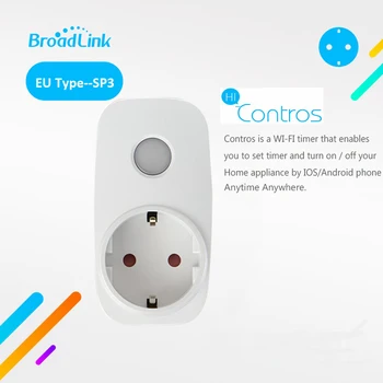 Broadlink SP3 Contros CC EU Plug Wireless Smart Power Supply Socket 16A Timer Plug Wifi Remote Control Smart Home IOS Android
Broadlink SP3 Contros CC EU Plug Wireless Smart Power Supply Socket 16A Timer Plug Wifi Remote Control Smart Home IOS Android