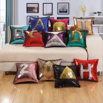 Custom 40*40cm Cushion Cover Two-tone Magic DIY Pillowcase Sofa Home Decor Throw Pillows Covers Sequin Pillow Case
Custom 40*40cm Cushion Cover Two-tone Magic DIY Pillowcase Sofa Home Decor Throw Pillows Covers Sequin Pillow Case