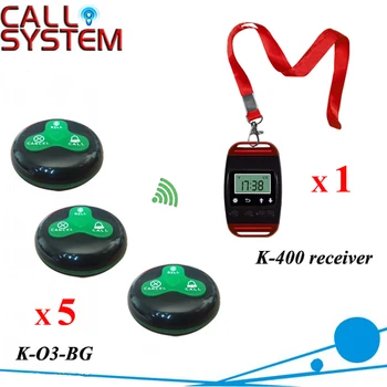 Cafe Electronic guest paging order system 1 watch for waitress 5 buzzer for server
Cafe Electronic guest paging order system 1 watch for waitress 5 buzzer for server