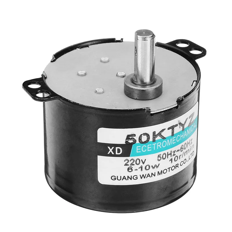 Brand New 50KTYZ AC Motor 220V Synchronous Motor 10W Permanent Magnet Gear Reduction Motor Controllable Micro Moteur
Brand New 50KTYZ AC Motor 220V Synchronous Motor 10W Permanent Magnet Gear Reduction Motor Controllable Micro Moteur