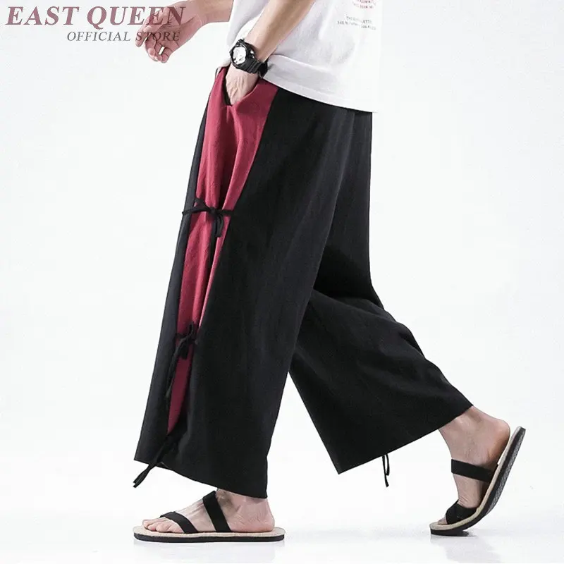 Mens Hemp Clothing Baggy Kimono Pants Casual Straight Trousers Oriental Clothes Men Wide Leg Traditional Chinese Pants KK2864
Mens Hemp Clothing Baggy Kimono Pants Casual Straight Trousers Oriental Clothes Men Wide Leg Traditional Chinese Pants KK2864