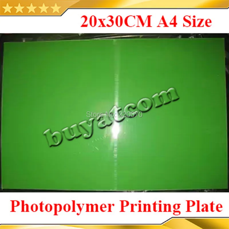 1Pc 20x30CM A4 Size CliChe Making UV Exposure Photopolymer Printing Plate Mold Business Card
1Pc 20x30CM A4 Size CliChe Making UV Exposure Photopolymer Printing Plate Mold Business Card