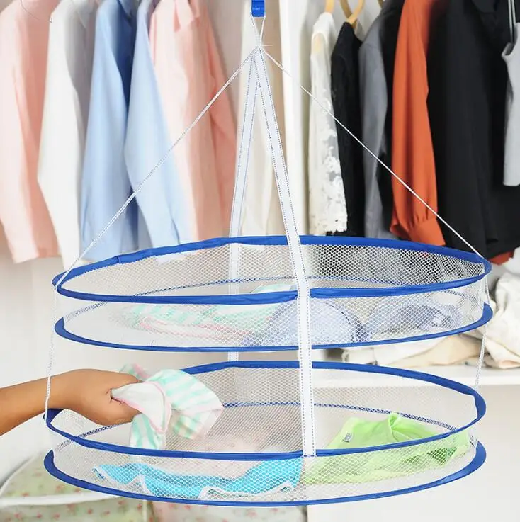 Clothes Laundry Basket Underwear Socks Storage Hanger Folding Mesh Bag Hanger Single Double Layers Laundry Hamper QJ-36
Clothes Laundry Basket Underwear Socks Storage Hanger Folding Mesh Bag Hanger Single Double Layers Laundry Hamper QJ-36