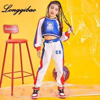 Jazz Dance Costume Children's Modern Dance Costume Korean Version of Autumn and Winter Girls Loose Handsome Umbilical Costumes
Jazz Dance Costume Children's Modern Dance Costume Korean Version of Autumn and Winter Girls Loose Handsome Umbilical Costumes