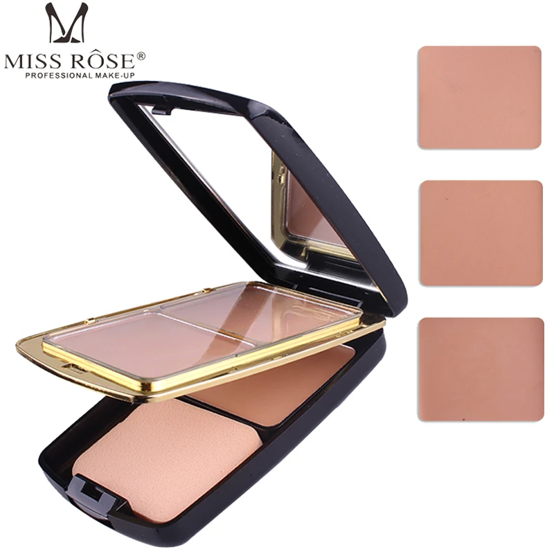 Miss Rose face makeup pressed powder 2 in 1 makeup palette foundation cream concealer oil control brighten face powder MS009
Miss Rose face makeup pressed powder 2 in 1 makeup palette foundation cream concealer oil control brighten face powder MS009