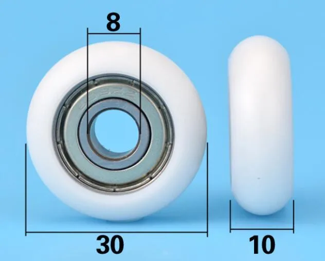 DuoWeiSi 8*30*10mm Pulley European standard aluminum profile guide wheel embedded 608ZZ bearing wheel bearing 49kg Inside 8mm
DuoWeiSi 8*30*10mm Pulley European standard aluminum profile guide wheel embedded 608ZZ bearing wheel bearing 49kg Inside 8mm