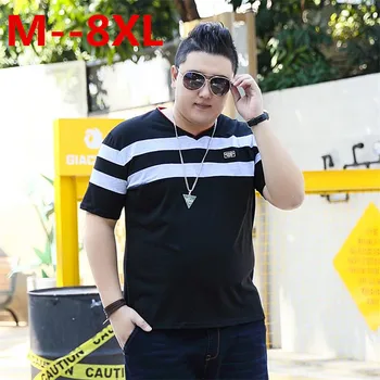 Plus size 10XL 8XL 6XL 5XL 4X Striped Mens T-shirt Short Sleeve 2017 Summer Hi-street Oversized Hip Hop Tshirt Cotton Tee Shirts
Plus size 10XL 8XL 6XL 5XL 4X Striped Mens T-shirt Short Sleeve 2017 Summer Hi-street Oversized Hip Hop Tshirt Cotton Tee Shirts