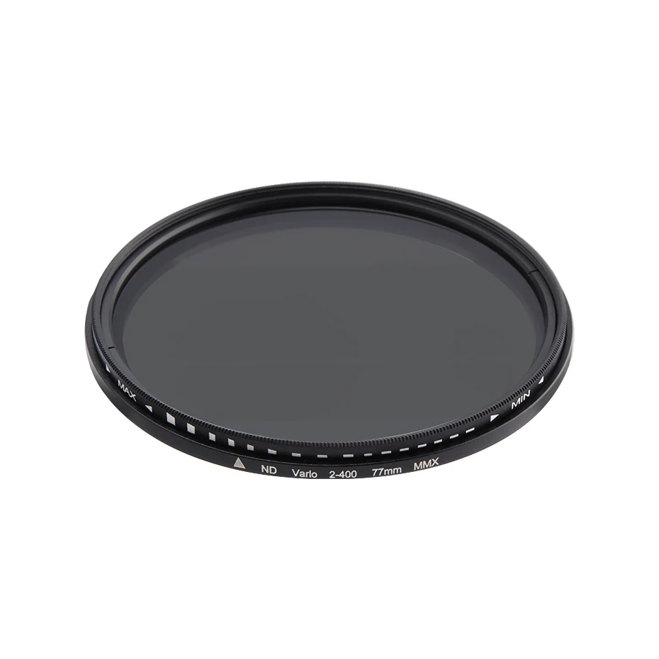 ND2-400 Adjustable Neutral Density Camera Filter Variable ND Filters For 40.5 43 49 52 55 58 62 67 72 77 82 mm Camera Lenses
ND2-400 Adjustable Neutral Density Camera Filter Variable ND Filters For 40.5 43 49 52 55 58 62 67 72 77 82 mm Camera Lenses