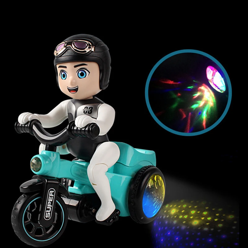 New Mini Electric Motorcycle Toys Three-wheeled Motorcycle With Music Light Automatic Rotate Roll Tricycle Cars Toys Kids Gifts
New Mini Electric Motorcycle Toys Three-wheeled Motorcycle With Music Light Automatic Rotate Roll Tricycle Cars Toys Kids Gifts