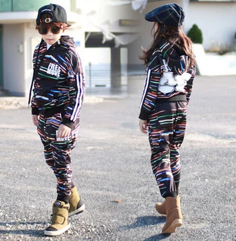 2016 spring Autumn children's clothing set Costumes kids suits doodle lines Strip Hip Hop harem pants & sweatshirt twinset
2016 spring Autumn children's clothing set Costumes kids suits doodle lines Strip Hip Hop harem pants & sweatshirt twinset