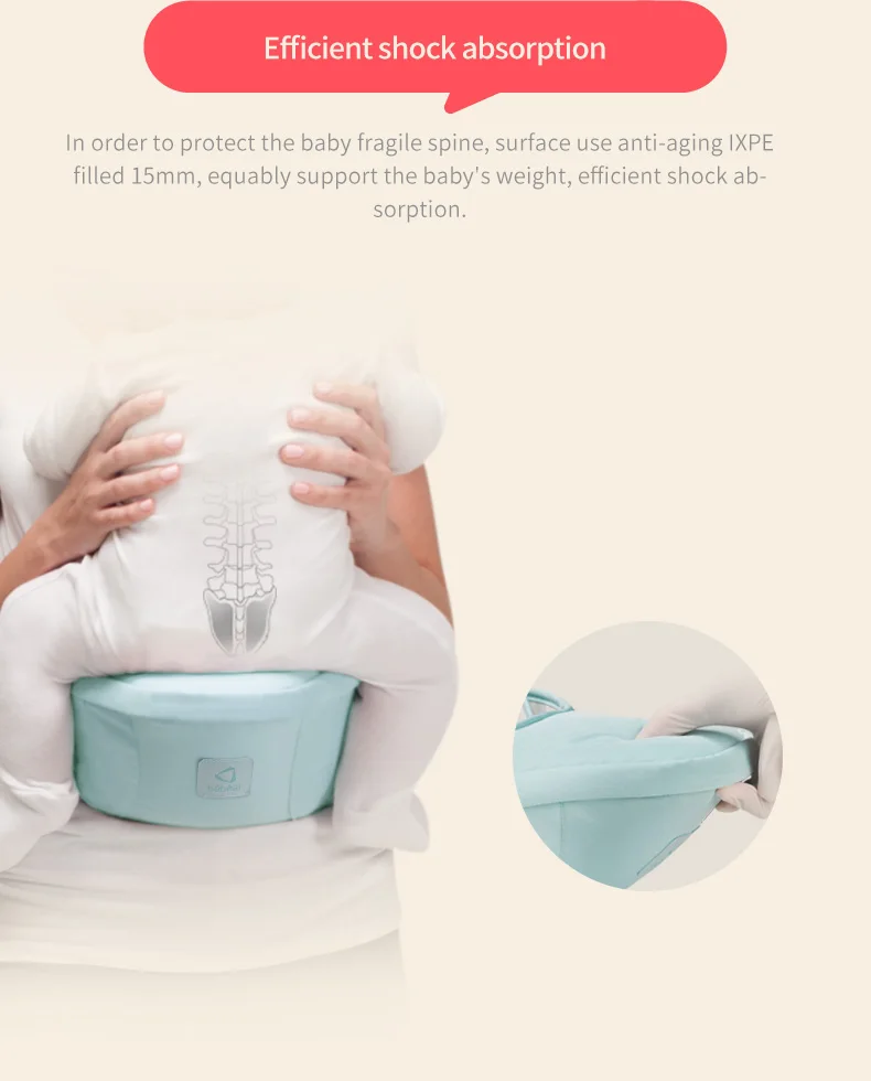 FIFY STORE Porte-bébé confortable multi-fonctions avec assise ergonomique  