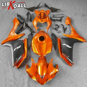 YZFR1 Matte Black Orange Complete Fairing Injection Set Bodywork with Full Tank Cover for Yamaha YZF R1 YZF-R1 1000 2007-2008
YZFR1 Matte Black Orange Complete Fairing Injection Set Bodywork with Full Tank Cover for Yamaha YZF R1 YZF-R1 1000 2007-2008