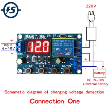 DC 6-40V Battery Charger Module Discharger Board Undervoltage Overvoltage Protection Board Precision Auto Off Module Discharger
DC 6-40V Battery Charger Module Discharger Board Undervoltage Overvoltage Protection Board Precision Auto Off Module Discharger