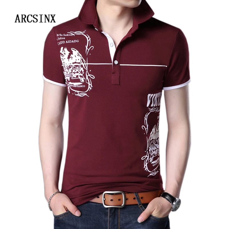 ARCSINX Short Sleeve Polo Shirt Men Summer Tee Shirt Men Cotton Men's Polos Fashion Print Big Size Men Polo Brand Jersey 5XL 4XL
ARCSINX Short Sleeve Polo Shirt Men Summer Tee Shirt Men Cotton Men's Polos Fashion Print Big Size Men Polo Brand Jersey 5XL 4XL