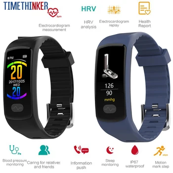 Timethinker Smart Bracelet Watch Reloj Smartband Elder Health ECG Monitor Fitness Blood Pressure Heart Rate Sleep Tracker E07
Timethinker Smart Bracelet Watch Reloj Smartband Elder Health ECG Monitor Fitness Blood Pressure Heart Rate Sleep Tracker E07