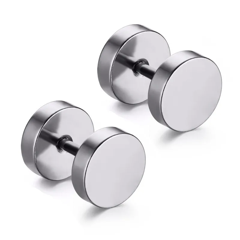 Hot Selling Men Hip Hop Earring Quality Stainless Steel Double Sided Earring Silver Black Blue Gold Color Fashion Stud Earrings
Hot Selling Men Hip Hop Earring Quality Stainless Steel Double Sided Earring Silver Black Blue Gold Color Fashion Stud Earrings