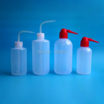 

250ML 500ML 1000ML Plastic Washing Bottle Elbow Bottle Tattoo Diffuser Soap Supply Wash Squeeze Bottle Lab Water Container,5 Pcs