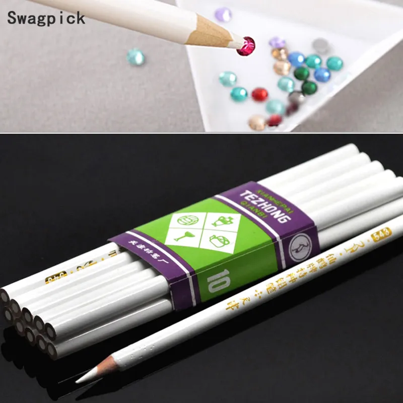 Swagpick 10Pcs/Lot Pro Wax Dotting Pen Nail Art Rhinestones Gems Picking Crystal Tools Pencil Pen Easily Pick Up Pen Manicure
Swagpick 10Pcs/Lot Pro Wax Dotting Pen Nail Art Rhinestones Gems Picking Crystal Tools Pencil Pen Easily Pick Up Pen Manicure