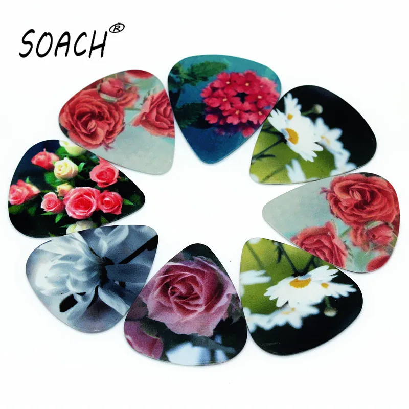 SOACH 10pcs 0.71mm Flowers two side earrings pick DIY design guitar accessrice pick guitar picks
SOACH 10pcs 0.71mm Flowers two side earrings pick DIY design guitar accessrice pick guitar picks