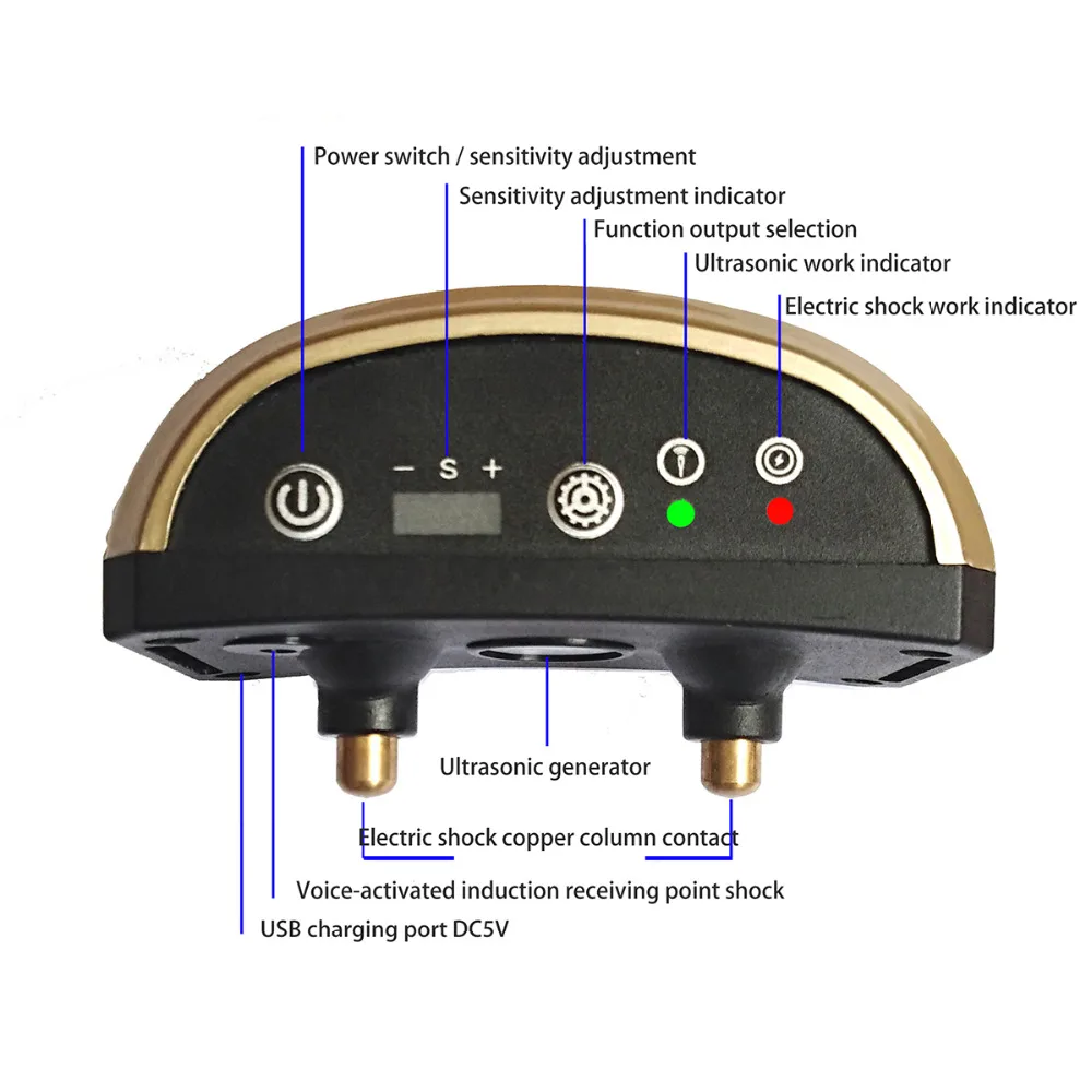 Dog Ultrasonic Anti Barking Vibrating Collar Nylon Waterproof USB Rechargeable Dog Shock Training Collar For Dogs Stop Barking
Dog Ultrasonic Anti Barking Vibrating Collar Nylon Waterproof USB Rechargeable Dog Shock Training Collar For Dogs Stop Barking