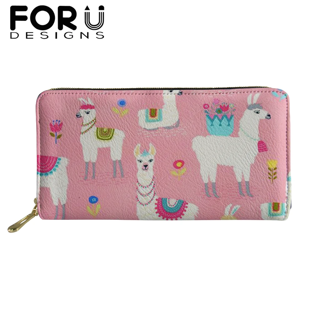FORUDESIGNS Long PU Leather Wallet Women Cute Alpaca Purses Girls Fashion Coin Purse Card Holder Wallet Female Zipper Money Bag
FORUDESIGNS Long PU Leather Wallet Women Cute Alpaca Purses Girls Fashion Coin Purse Card Holder Wallet Female Zipper Money Bag