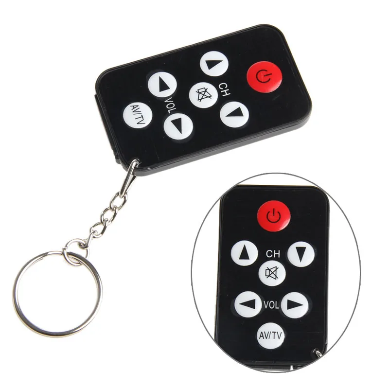 Key Ring 7 Keys Black Mini Universal Infrared IR TV Set Remote Control Keychain Drop shipping
Key Ring 7 Keys Black Mini Universal Infrared IR TV Set Remote Control Keychain Drop shipping