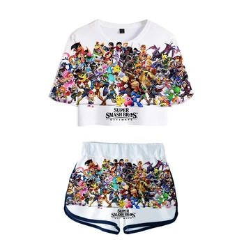 Super Smash Brothers Ultimate T-Shirt Latest Summer Anime Sexy Casual 3D T-Shirt Print Women's 3D T-Shirt + Shorts Two-Piece Set
Super Smash Brothers Ultimate T-Shirt Latest Summer Anime Sexy Casual 3D T-Shirt Print Women's 3D T-Shirt + Shorts Two-Piece Set