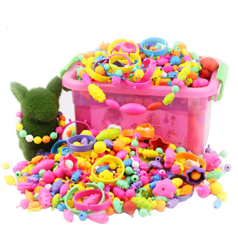 New Pope Pearl DIY Girl Beaded Jewelry Beads Game Children's Crafts Variety Creative Beads Children's Rings Colorful Beads Toys
New Pope Pearl DIY Girl Beaded Jewelry Beads Game Children's Crafts Variety Creative Beads Children's Rings Colorful Beads Toys