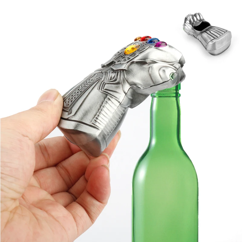 Thanos Keychain 3D Infinity Glove Gauntlet Beer Bottle Opener Keyring Marvel Avengers 4 Key Chain for Men Jewelry Ornaments
Thanos Keychain 3D Infinity Glove Gauntlet Beer Bottle Opener Keyring Marvel Avengers 4 Key Chain for Men Jewelry Ornaments
